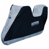 Моточохол Oxford Aquatex TopBox Black-Сріблястий M