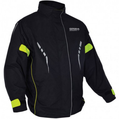 Мотодощовик Oxford Stormseal Over Jacket Black-Fluorescent Yellow L (RM120L)