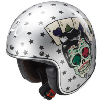 Мотошлем LS2 OF583 Tattoo Gloss-Silver S