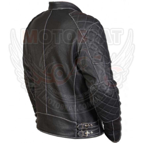 Чоловіча шкіряна куртка МотоБрат Cafe Racer (23021703)