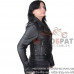 Жіноча шкіряна куртка Косуха Класика (12081601)