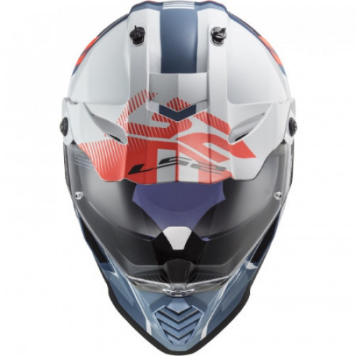 Мотошлем LS2 MX436 Pioneer EVO Evolve White-Cobalt XL (404363324XL)