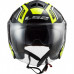 Мотошлем LS2 OF573 Twister II Flix Black-H-V Yellow S (305734354S)