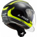 Мотошлем LS2 OF573 Twister II Flix Black-H-V Yellow S (305734354S)