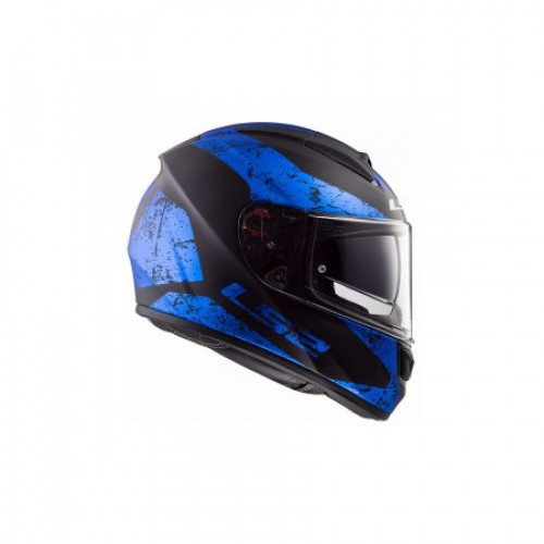 Мотошолом LS2 Vector FT2 Sign Matt Black-Синій M (103973425M)