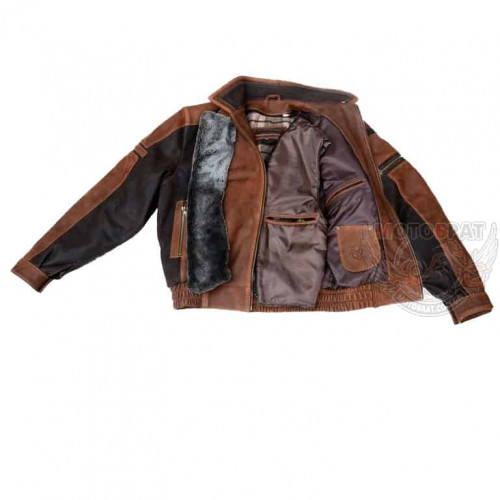 Чоловіча шкіряна куртка Driver Brown (06101801)