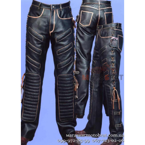 Кожаные штаны Брюки 2 (13011601)