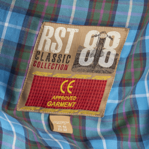 Мотокуртка RST Classic TT Wax Short III CE Mens Textile Jacket Зелёный 50 (1020880740)