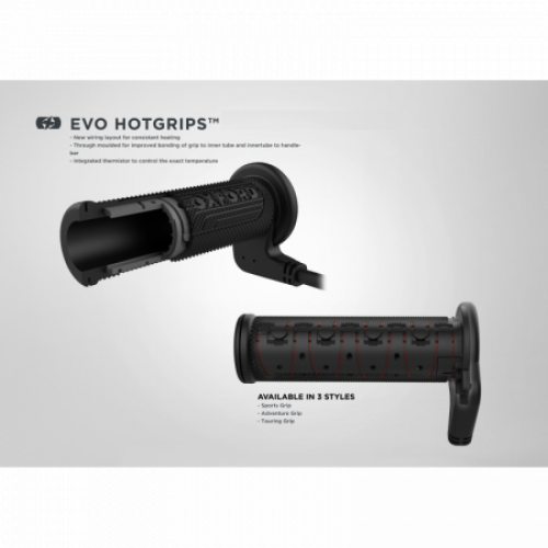 Моторучки з підігрівом (мотогріпси) Oxford Hotgrips EVO Adventure (EL420)