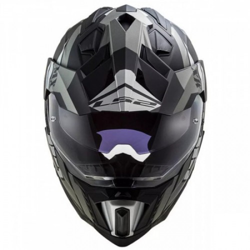 Мотошлем LS2 MX701 Explorer Atlantis Matt Titanium 2XL (407012007XXL)