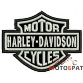 Патч Harley Davidson малий монохром