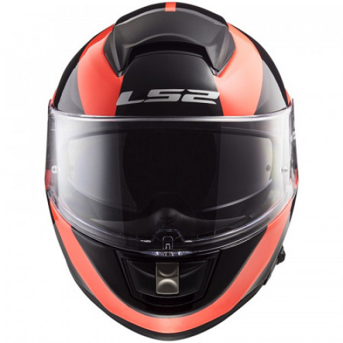 Мотошлем LS2 FF397 Vector Ft2 Wavy Black-Fluo Оранжевый XL (103973252XL)