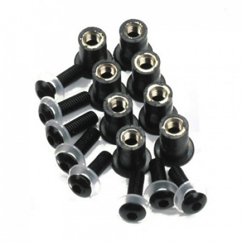 Винты для ветрового стекла Oxford Screen Screw Black (OX564)