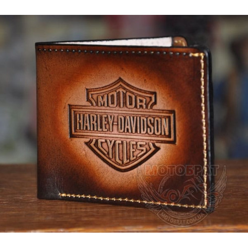 Кожаный кошелёк Harley Davidson Loner