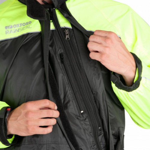 Мотокомбинезон дождевой Oxford Rainseal Black-Fluo S (RM211003S)