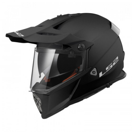 Мотошлем LS2 MX436 Pioneer Evo Matt Black 2XL (404362011XXL)