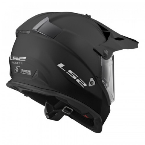 Мотошлем LS2 MX436 Pioneer Evo Matt Black 2XL (404362011XXL)