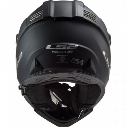Мотошлем LS2 MX436 Pioneer Evo Matt Black 2XL (404362011XXL)