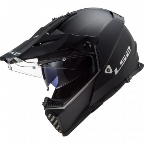 Мотошлем LS2 MX436 Pioneer Evo Matt Black 2XL (404362011XXL)