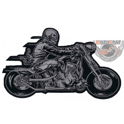 Нашивка на спину Скелет на Harley Springer (09111601)