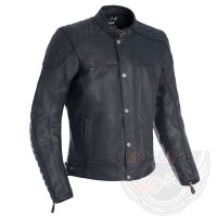Мотокуртка чоловіча Oxford Hampton MS Leather Jacket Black