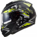 Мотошолом LS2 FF397 Vector FT2 Stencil Black H-V Yellow S (103973754S)