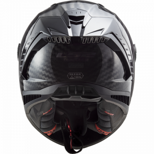 Оболочка мотошлема LS2 FF805 Thunder Carbon Racing Fim 2020 Black S (108055199S)