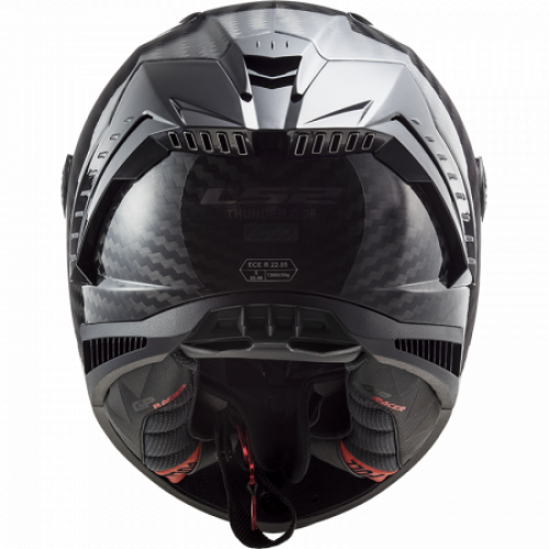 Оболонка мотошолома LS2 FF805 Thunder Carbon Racing Fim 2020 Black S (108055199S)