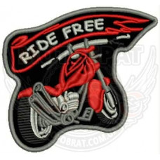 Шеврон патч Ride Free Motorcycle