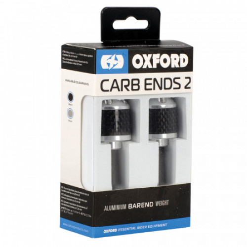 Грузики руля Oxford CarbEnds 1 Silver (OX582)