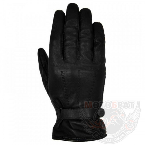 Мотоперчатки Oxford Holton Men's short classic leather Gloves Black S