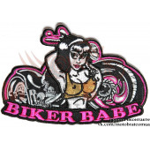 Нашивка малая женская Biker Babe