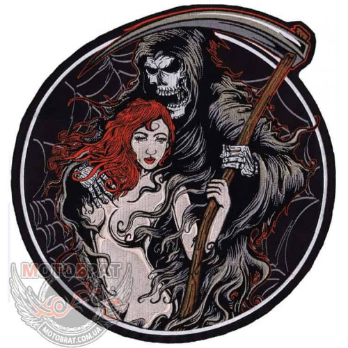 Нашивка на спину Grim Reaper Girl (20101601)