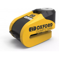 Замок з сигналізацією Oxford Quartz XA6 Disc Lock Yellow /Black (LK215)
