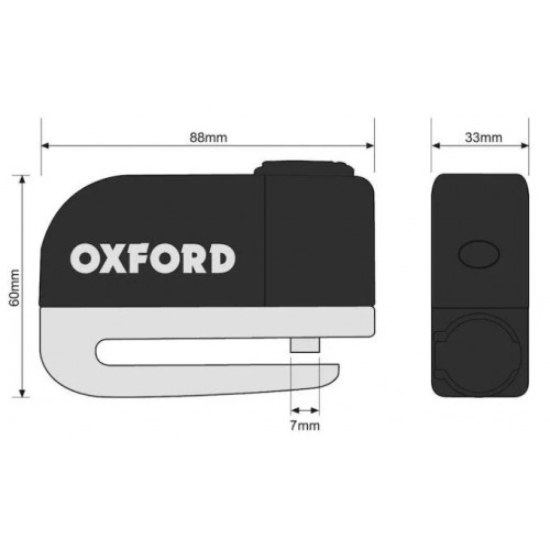 Замок з сигналізацією Oxford Screamer Disc Alarm Lock (OF229) (OF229)