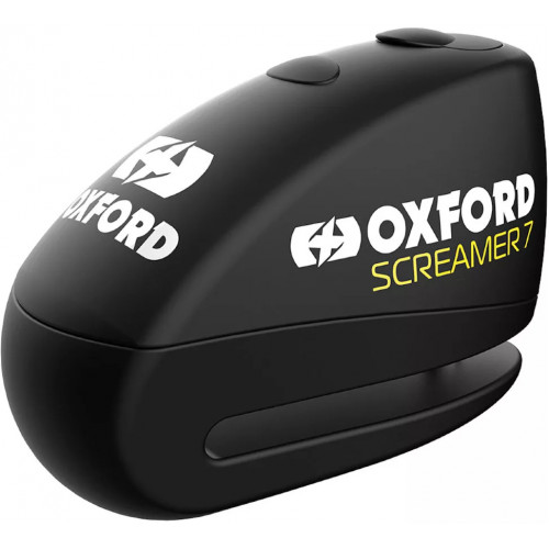 Замок с сигнализацией Oxford Screamer7 Alarm Disc Lock Black/Black (LK289) (LK289)
