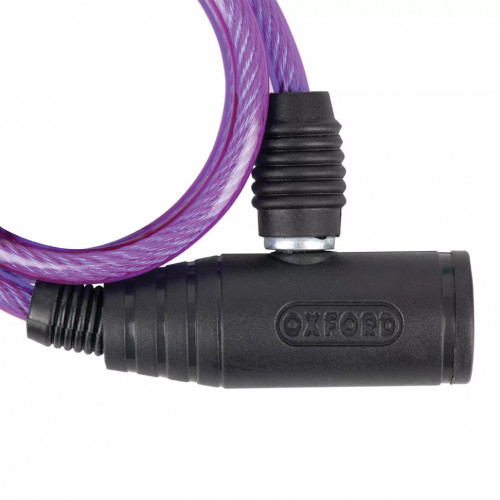 Трос противоугонный Oxford Bumper Cable Lock 600mm x 6mm Purple (OF03) (OF03)
