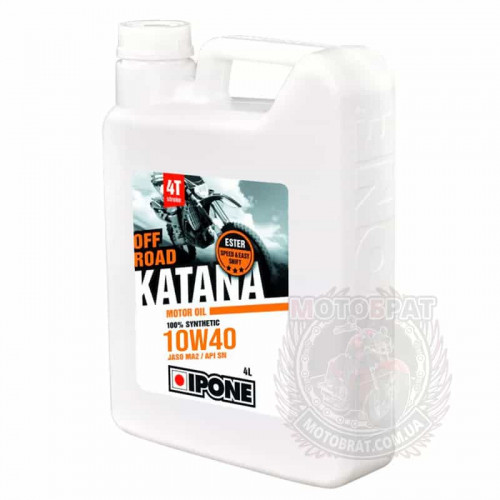 Моторное масло IPONE OFF Road Katana 10W40 4л