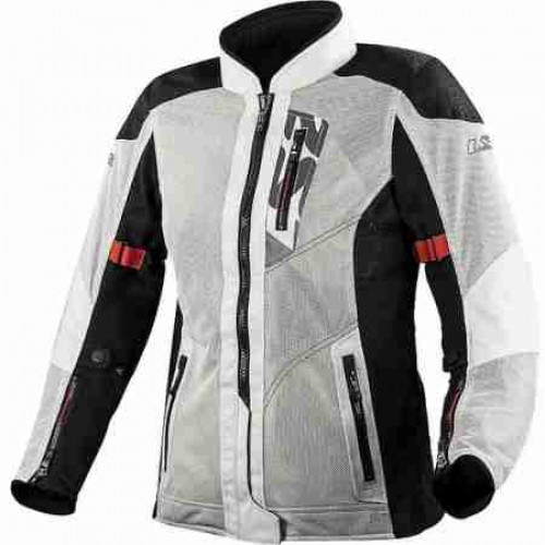 Куртка для мотоцикла LS2 Alba Lady Світло-сіра-чорна L