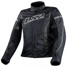 Куртка для мотоцикла LS2 Gate Lady Чорна Темно-сіра M
