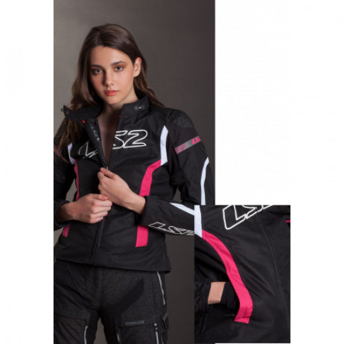 Куртка для мотоцикла LS2 Gate Lady Чорна Темно-сіра M (64050F0007M)