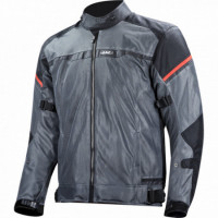 Мотокуртка LS2 Riva Black-Dark Grey-Red XXL