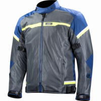 Мотокуртка LS2 Riva Blue-Dark Grey-H-V Yellow M