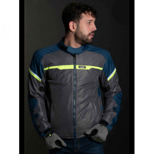 Мотокуртка LS2 Riva Blue-Dark Grey-H-V Yellow XXL (64100S0126XXL)
