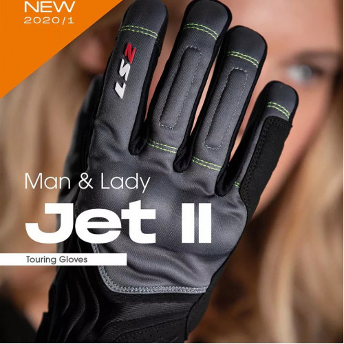 Мотоперчатки мужские LS2 Jet 2 Man Gloves Black/H-V Yellow XL (70021W0154XL)
