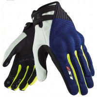 Мотоперчатки мужские LS2 Dart 2 Man Gloves Blue/H-V Yellow M