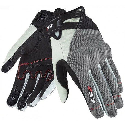 Моторукавички жіночі LS2 Dart 2 Lady Gloves Grey/Pearl XS (70011F0007XS)