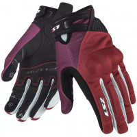 Мотоперчатки женские LS2 Dart 2 Lady Gloves Black/Red/Grey XS