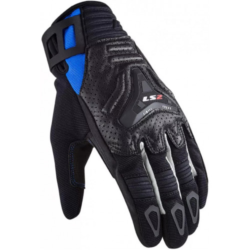 Моторукавички жіночі LS2 All Terrain Lady Gloves Black/Blue S (70120F0026S)