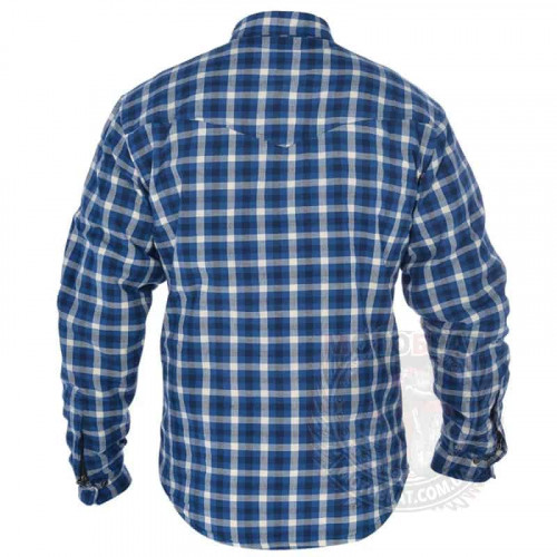 Мото сорочка Oxford Kickback Checker Blue White S (AS17BWS)